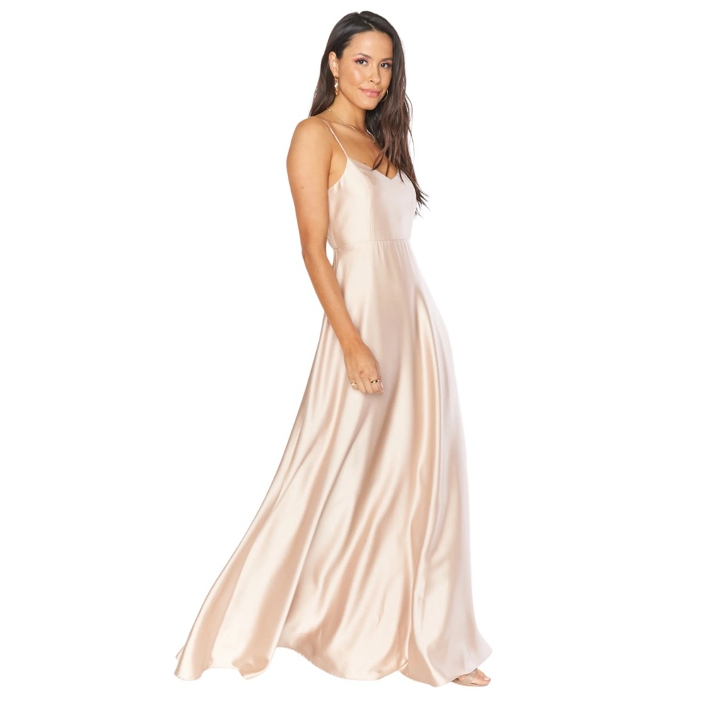 Show Me Your Mumu Champagne Faith Maxi Dress L